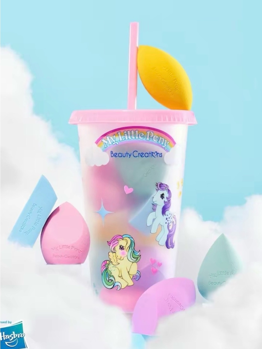 Beauty Creations My Little Pony 5pc blenders plus re usable cup